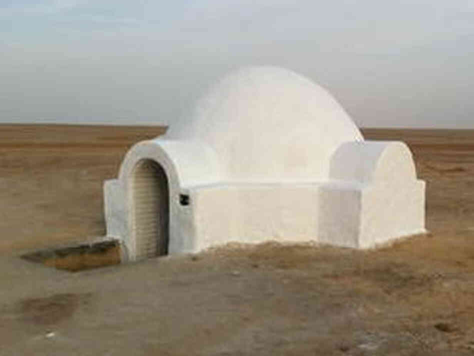 The Lars Homestead, Luke Skywalker's boyhood home, has been repaired by fans. The Lars Homestead, Luke Skywalker's boyhood home, has been repaired by fans.